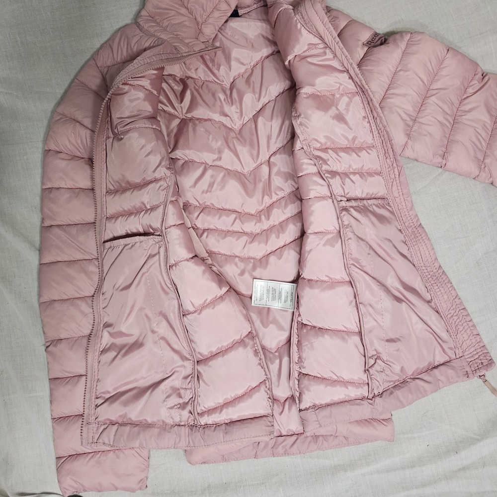 NEW W/tags Reebok RN#127805 Hooded Puffer Jacket Dusty Mauve Pink Women's M - Picture 14 of 14